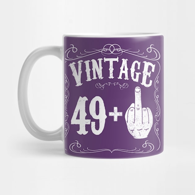 Vintage middle finger salute 50th birthday gift funny 50 birthday 1966 by AwesomePrintableArt